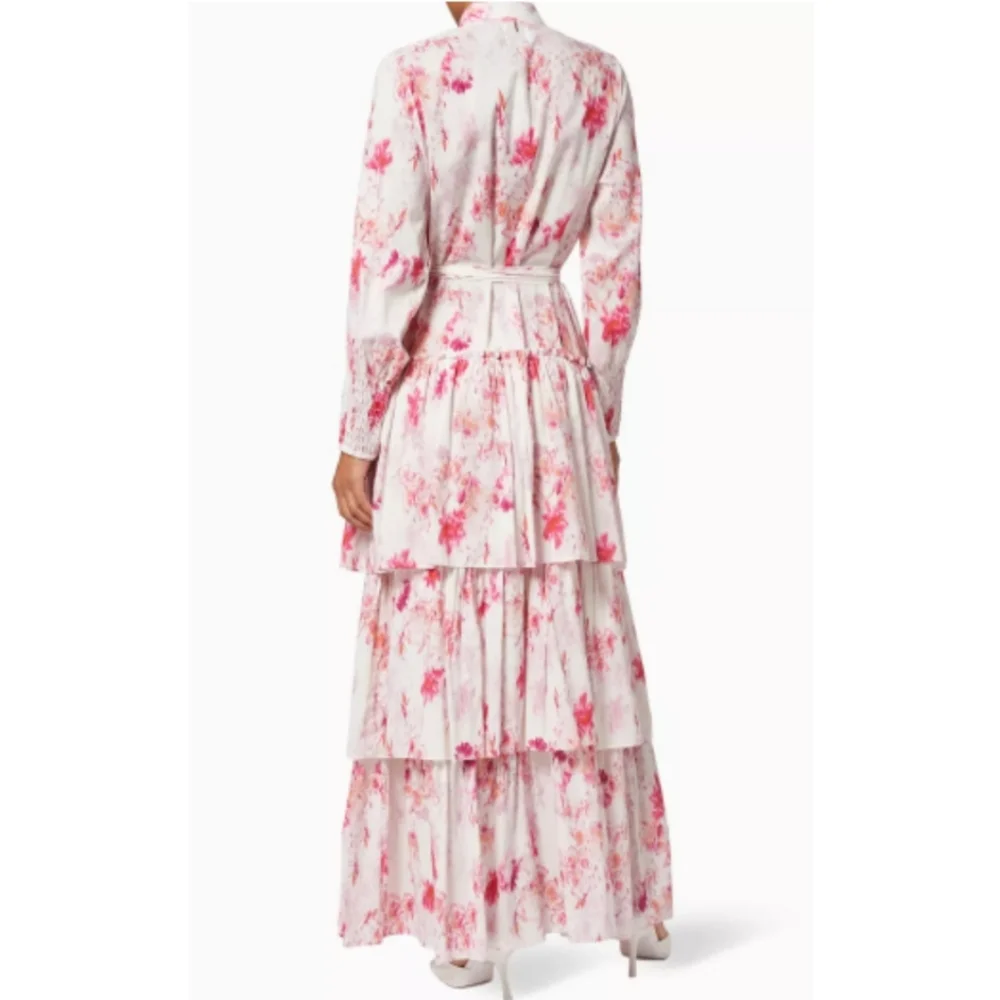 Misa Los Angeles Abigail floral tiered long sleeve maxi dress nwt size S - Picture 14 of 15